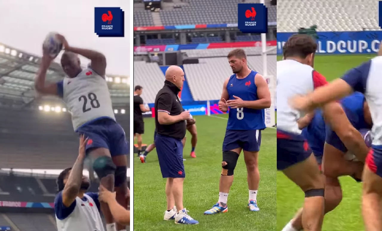 – France’s last training session ahead of Springboks clash trends [watch]