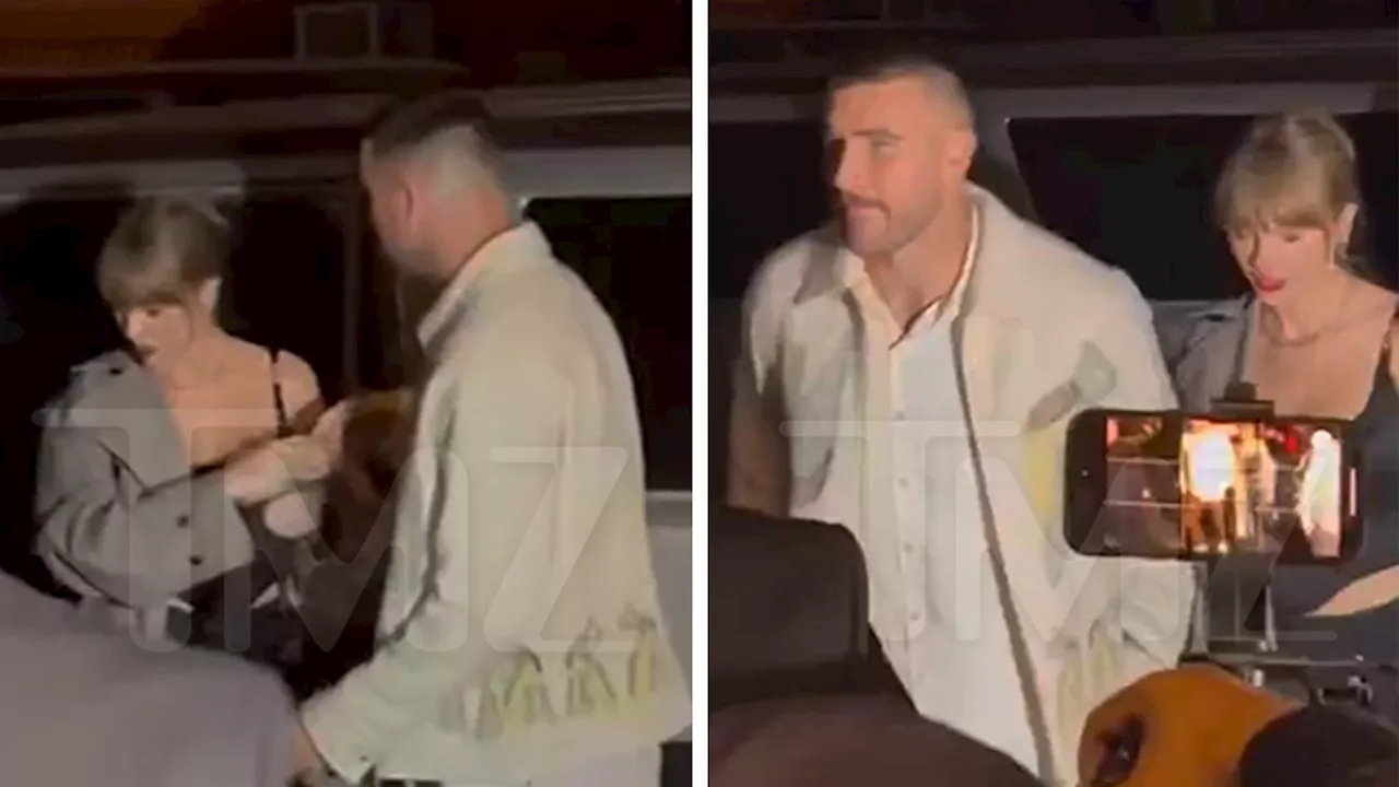 Taylor Swift and Travis Kelce Hold Hands Going into Nobu before 'SNL'