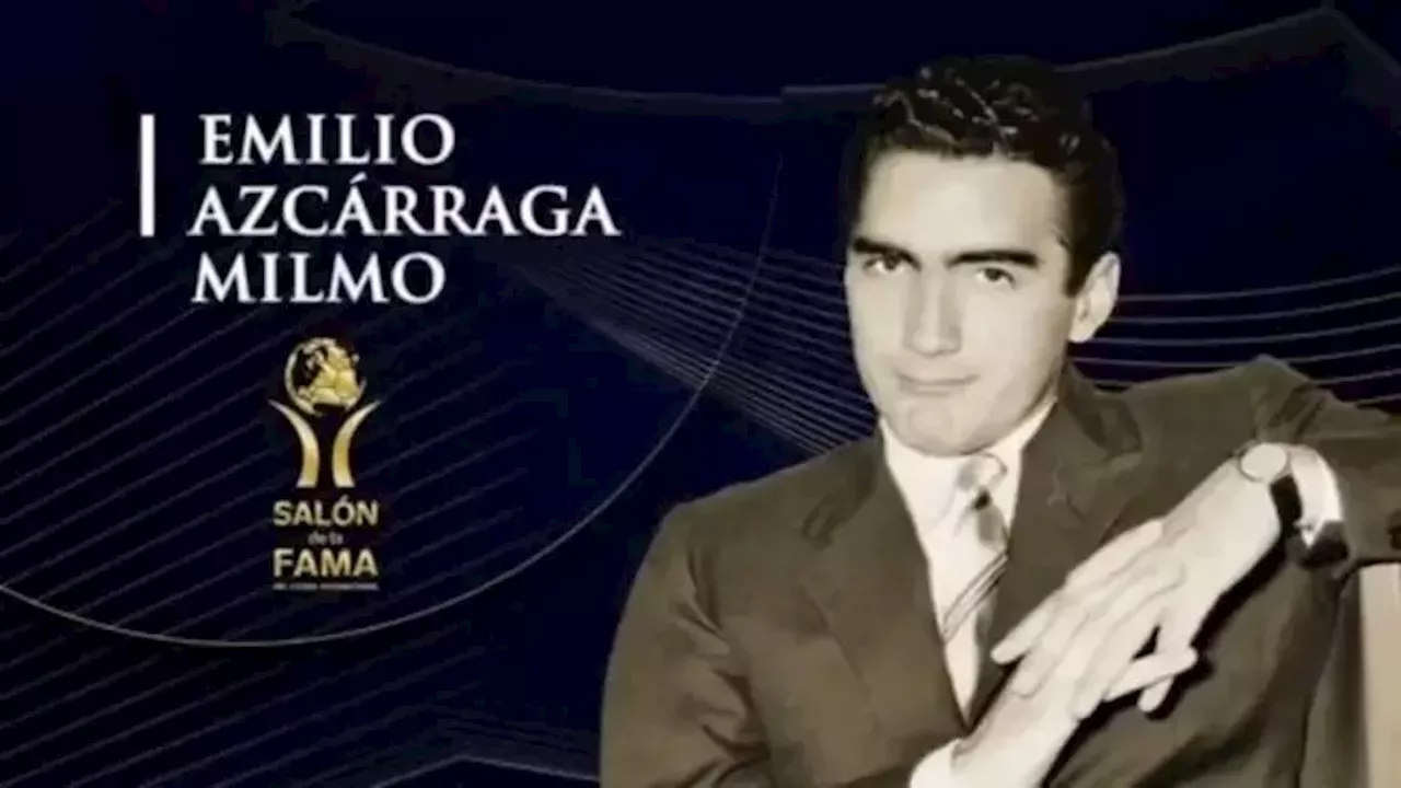 Emilio Azcárraga Milmo, Investido Al Salón De La Fama Del Futbol ...