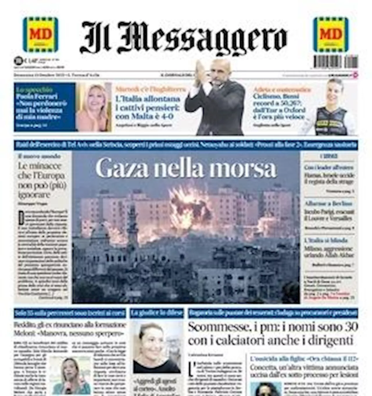 Il Messaggero lancia l’allarme: “Scommesse, i pm: i nomi sono 30. Con i calciatori anche dirigenti”