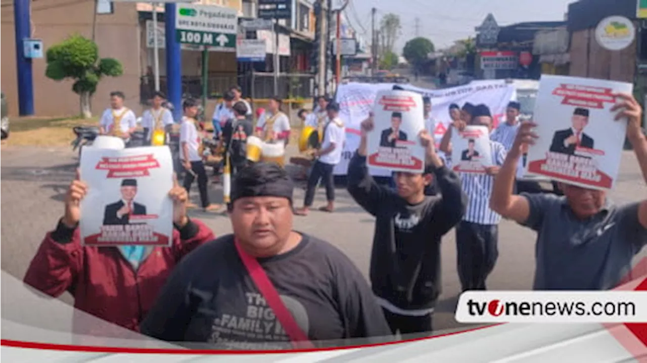 Jalan Sehat bersama Pasangan AMIN di Sidoarjo, Parade Musik Patrol Relawan Ganjar Sita Perhatian