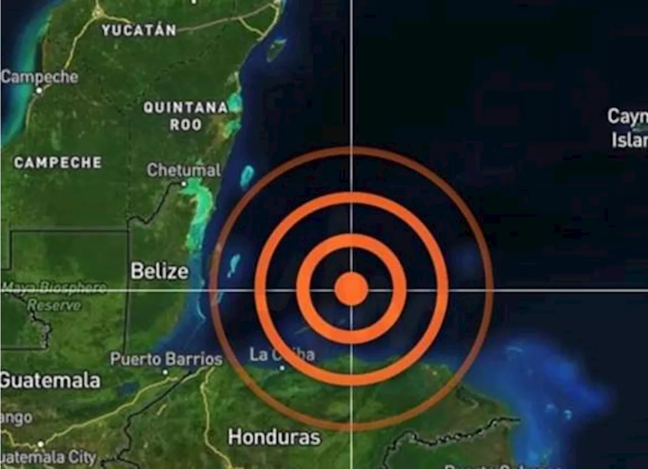 Sacude sismo de 5.4 grados a Chetumal, Quintana Roo