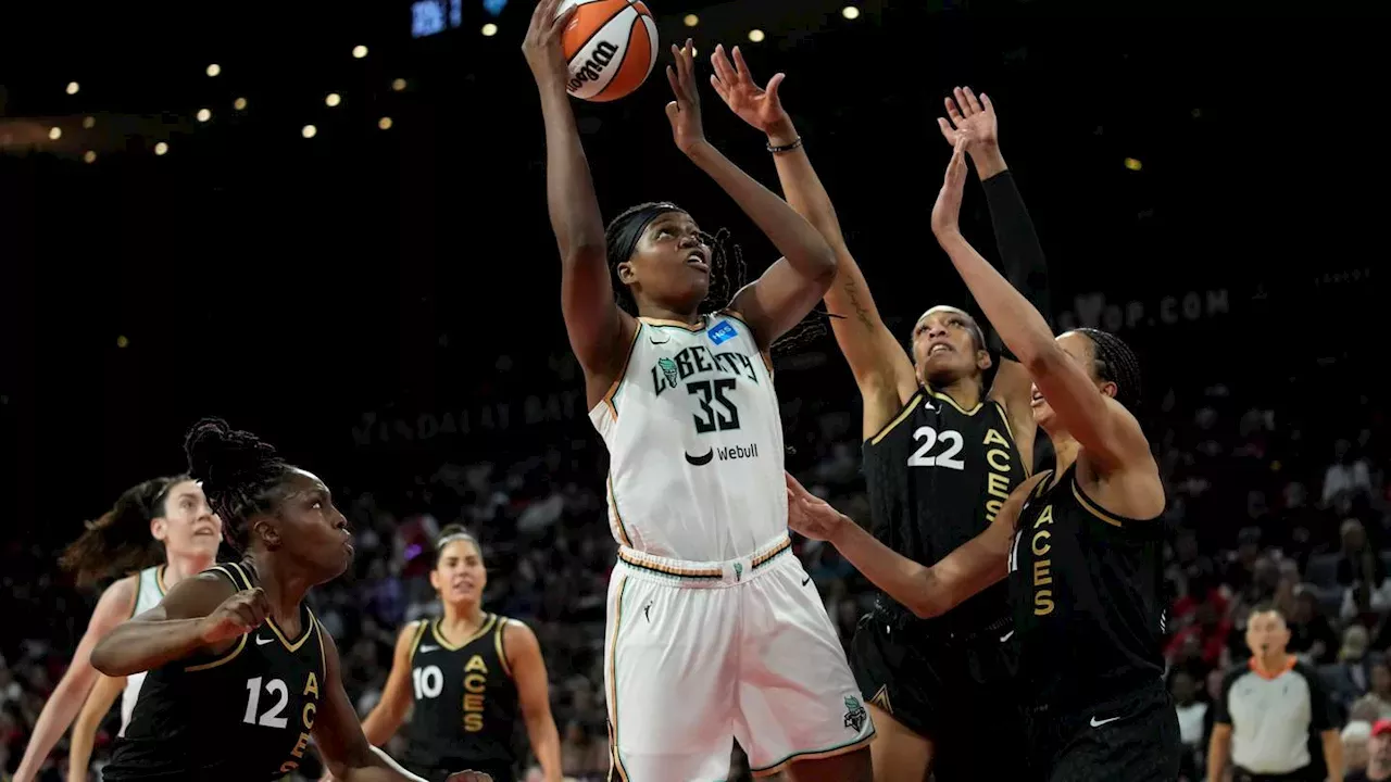 WNBA Finals: Liberty Forward Jonquel Jones Prevents Aces' Sweep With 27 ...