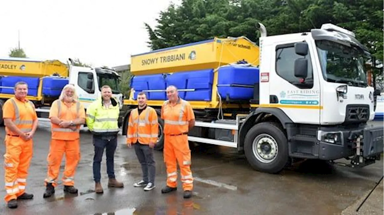 New names from Elvis Spreadley to Meltem John revealed for East Riding of Yorkshire Council gritters