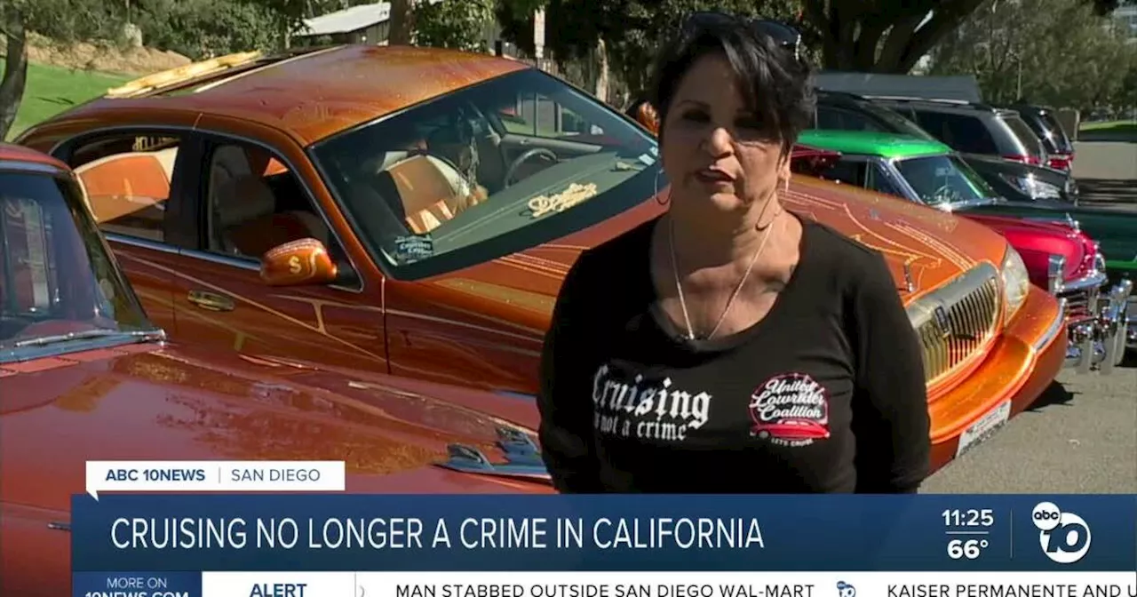 Cruising is no longer a crime in California