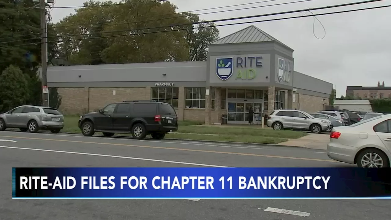 Philadelphia-based Rite Aid pharmacy files for Chapter 11 bankruptcy