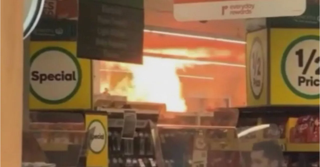 Two teens charged after fire partly destroys Woolworths in Adelaide