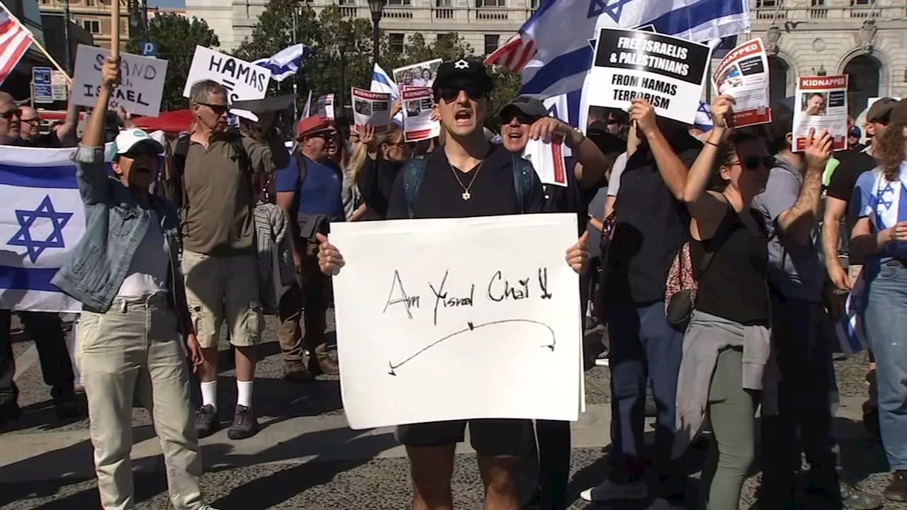 Bay Area Jewish community ties ribbons, rallies for Israel as war in Middle East continues