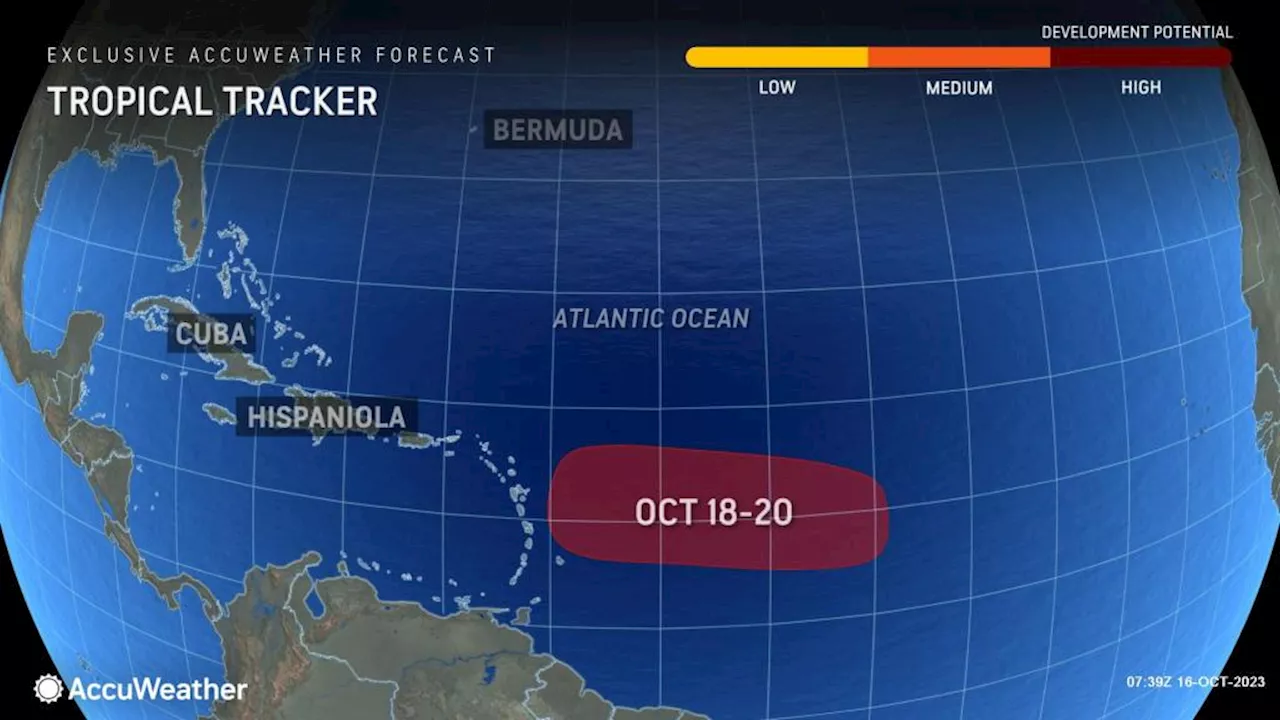 Tropical Storm Tammy likely to develop over the Atlantic