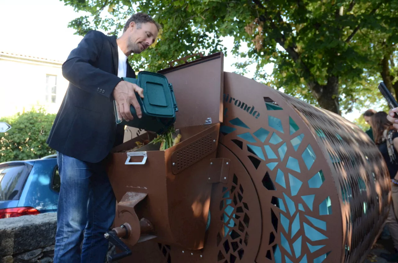 Le composteur du futur vient d'être installé dans cette cité médiévale