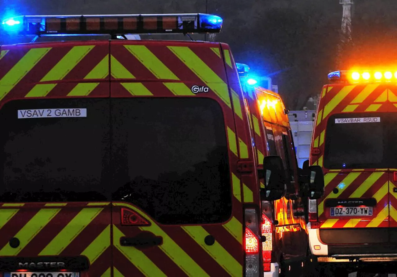 Trois voitures en feu après une collision sur la voie express entre Nantes et Saint-Nazaire