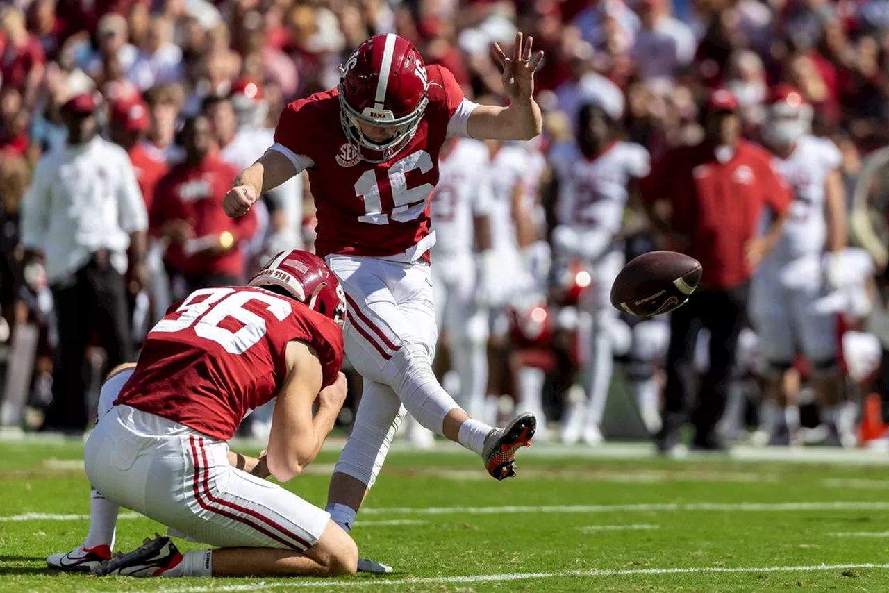 Saban explains how NIL helped Will Reichard return for record-setting season