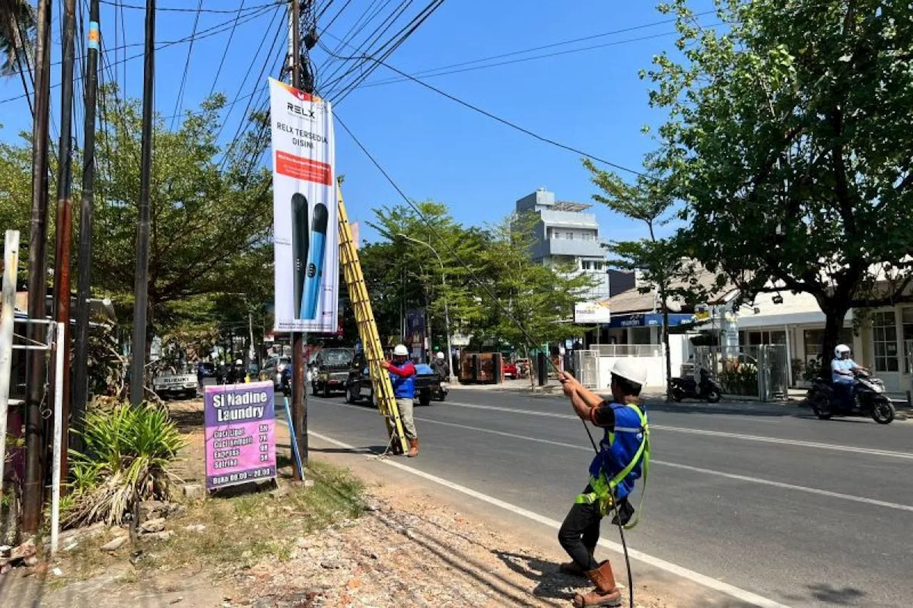 PLN-Icon Plus kerja sama menata kabel untuk percantik Kota Makassar