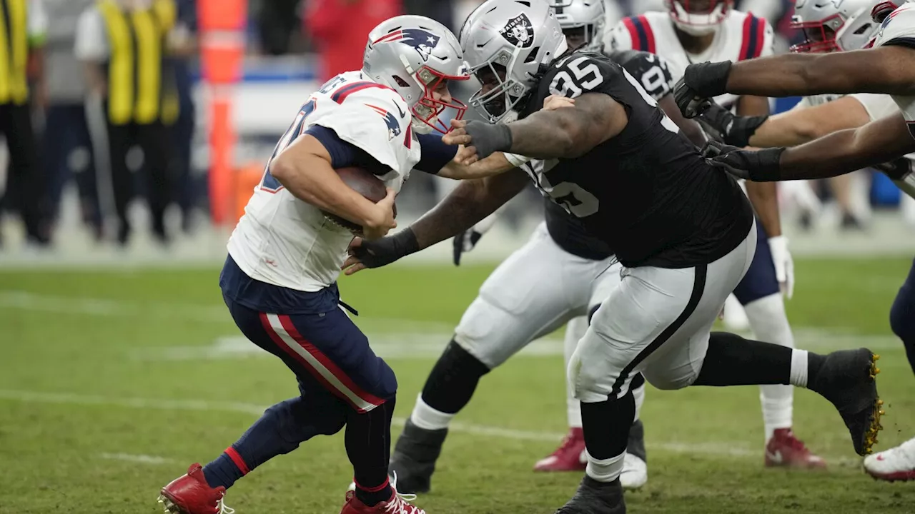 Struggling offense, costly mistakes continue to haunt Patriots in 21-17 loss to Raiders