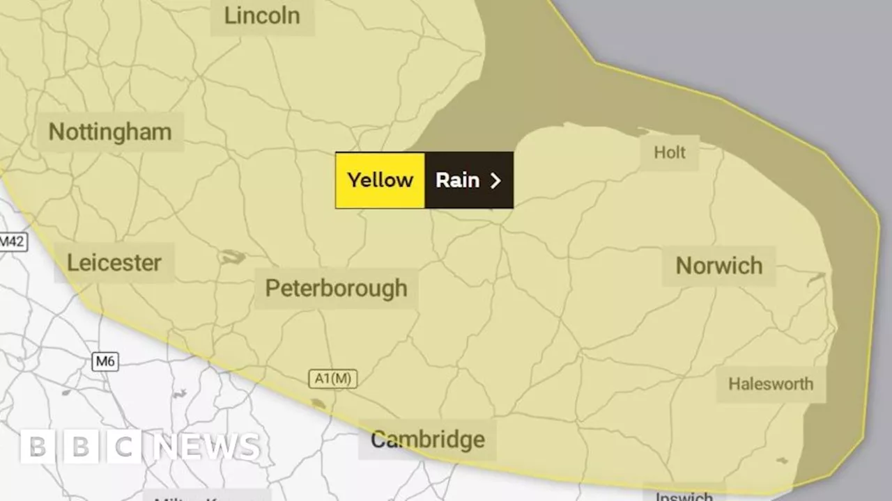 Storm Babet: Yellow weather warning issued for East of England