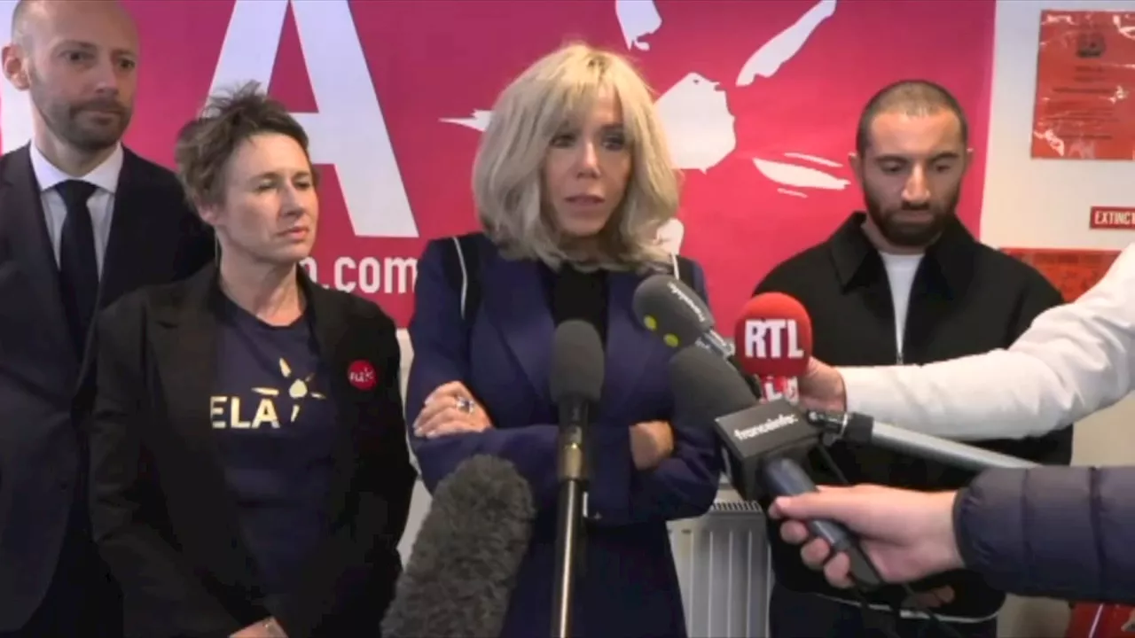 Enseignant tué à Arras: Brigitte Macron dit 'toute son admiration' envers les professeurs