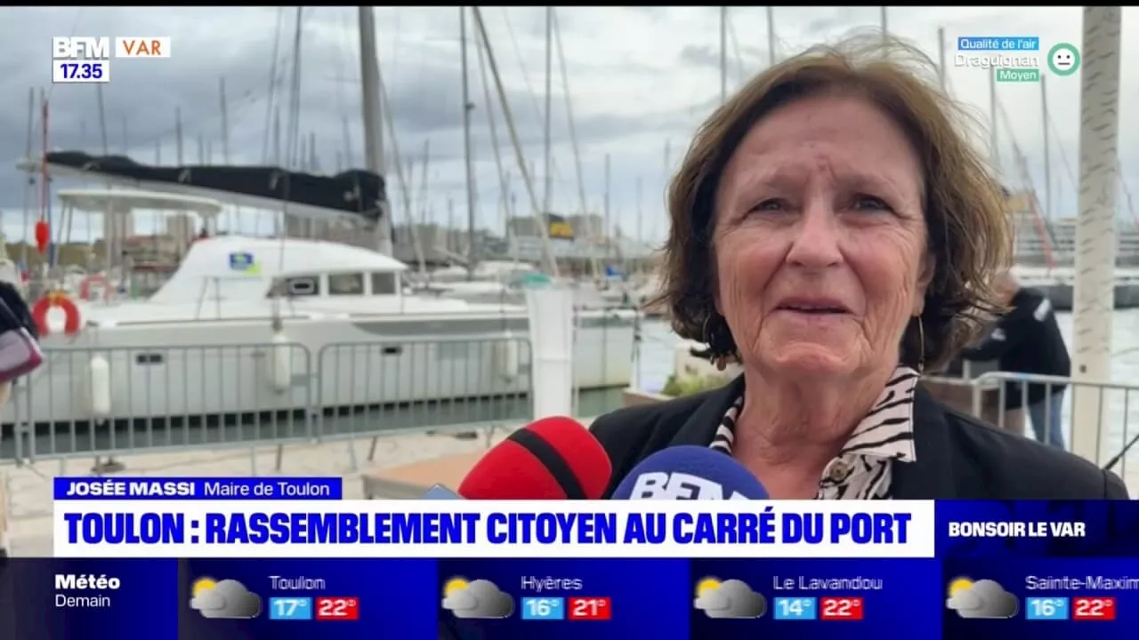 Professeur tué à Arras: rassemblement citoyen au carré du port à Toulon