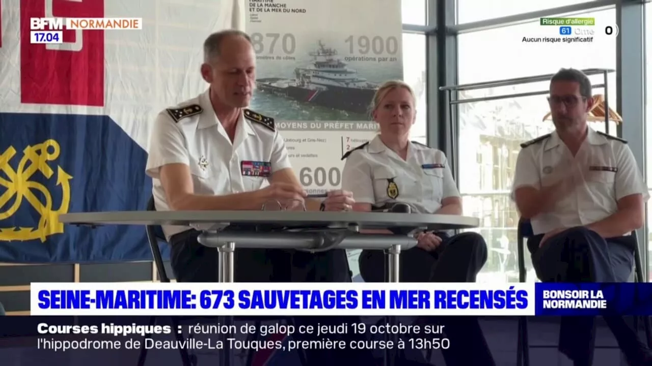 Seine-Maritime: 673 sauvetage recensés par la préfecture maritime