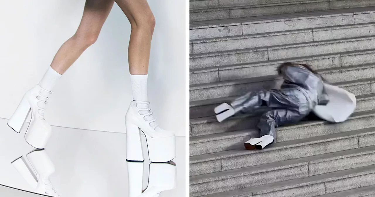 Marc Jacobs Model Throws Herself Down Stairs In A Bizarre Marc Jacobs Bag Ad, Goes Viral