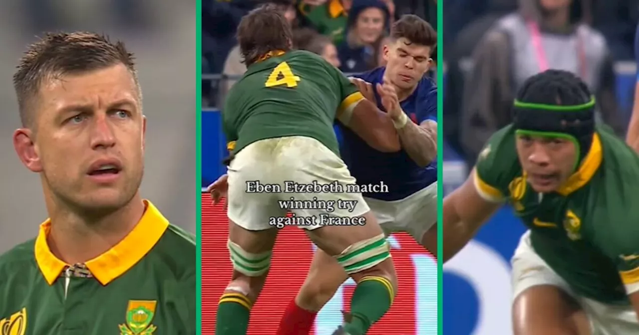 3 RWC Moment That Secured the Win for Springboks Against France: Kolbe, Pollard and Etzebeth