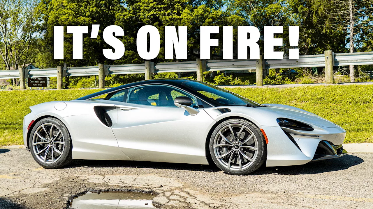 $232k McLaren Artura Hybrid Erupts In Flames On Test Drive A Mile Away From Dealer