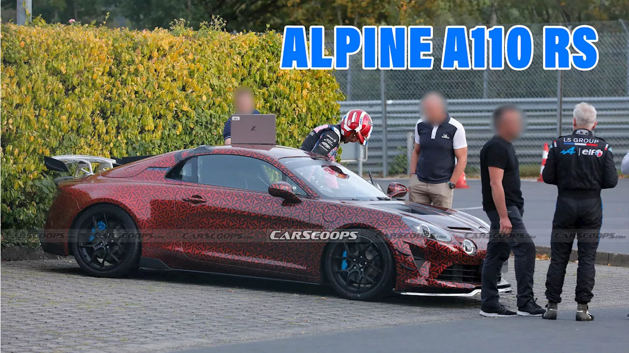 Secret Alpine A110 RS Is Faster* Than Cayman GT4 In Nurburgring Test