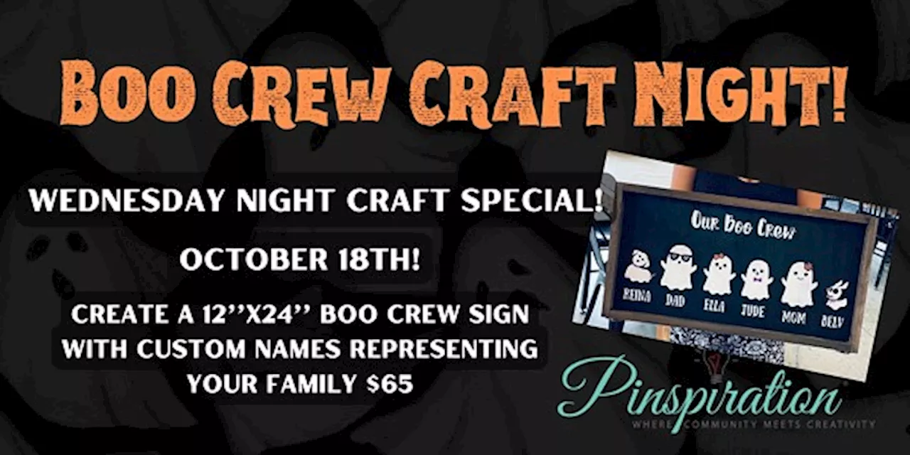 Boo Crew Craft Night