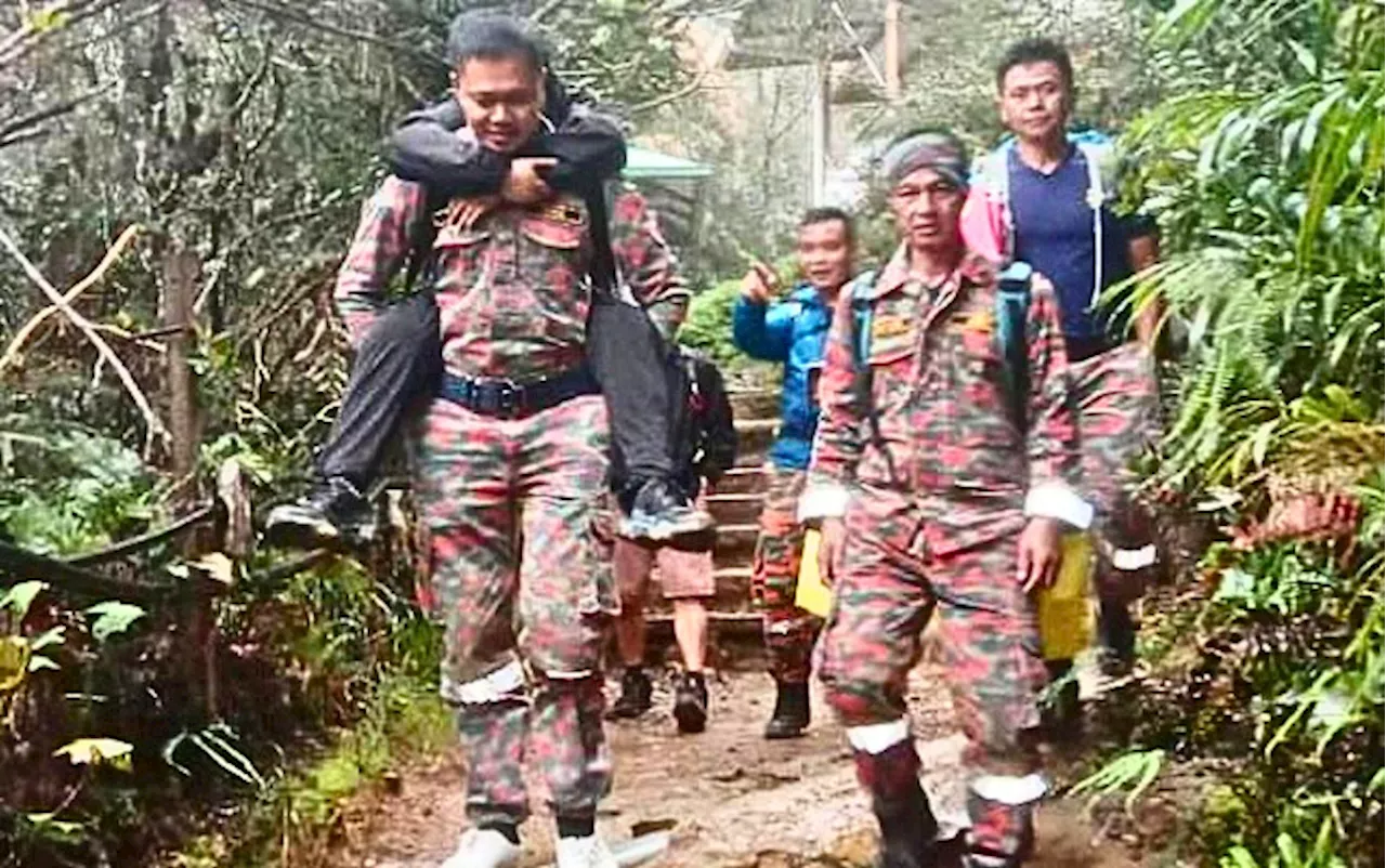 Woman, 29, carried down Kinabalu following illness