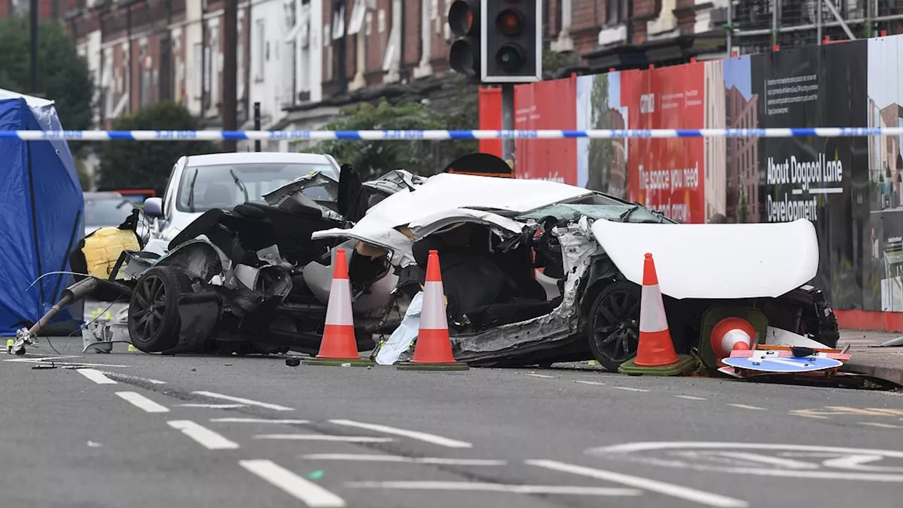 Man killed in crash after car containing drugs and stab vest smashed into two other vehicles in...