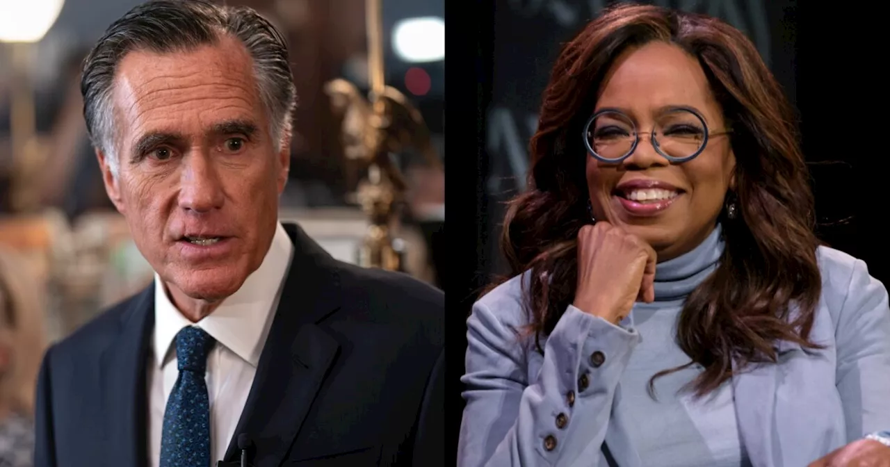 Oprah pitched a presidential run to Romney in 2020 to stop Trump's reelection: Book