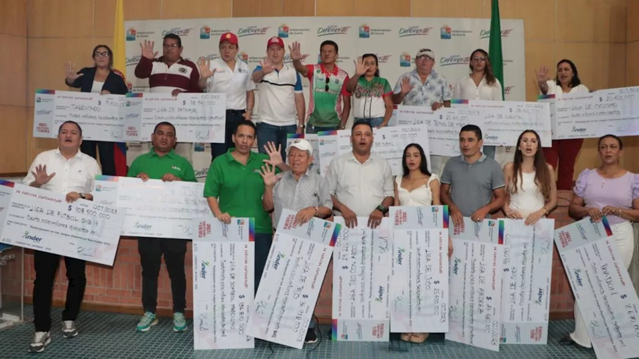 Anuncian recursos para deportistas de Sucre que van a Juegos Nacionales