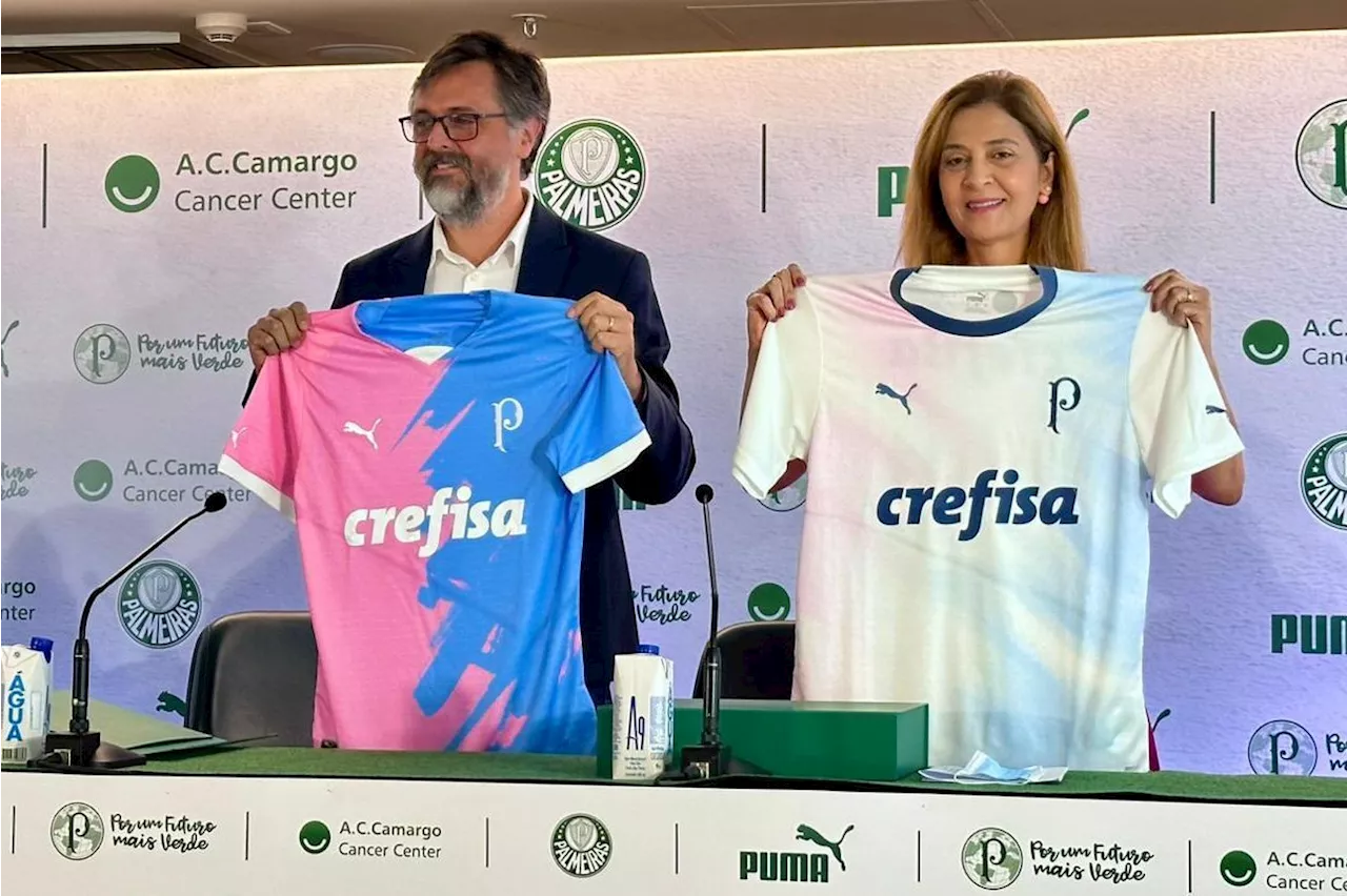 Palmeiras vai usar camisa rosa e azul contra o Atlético-MG