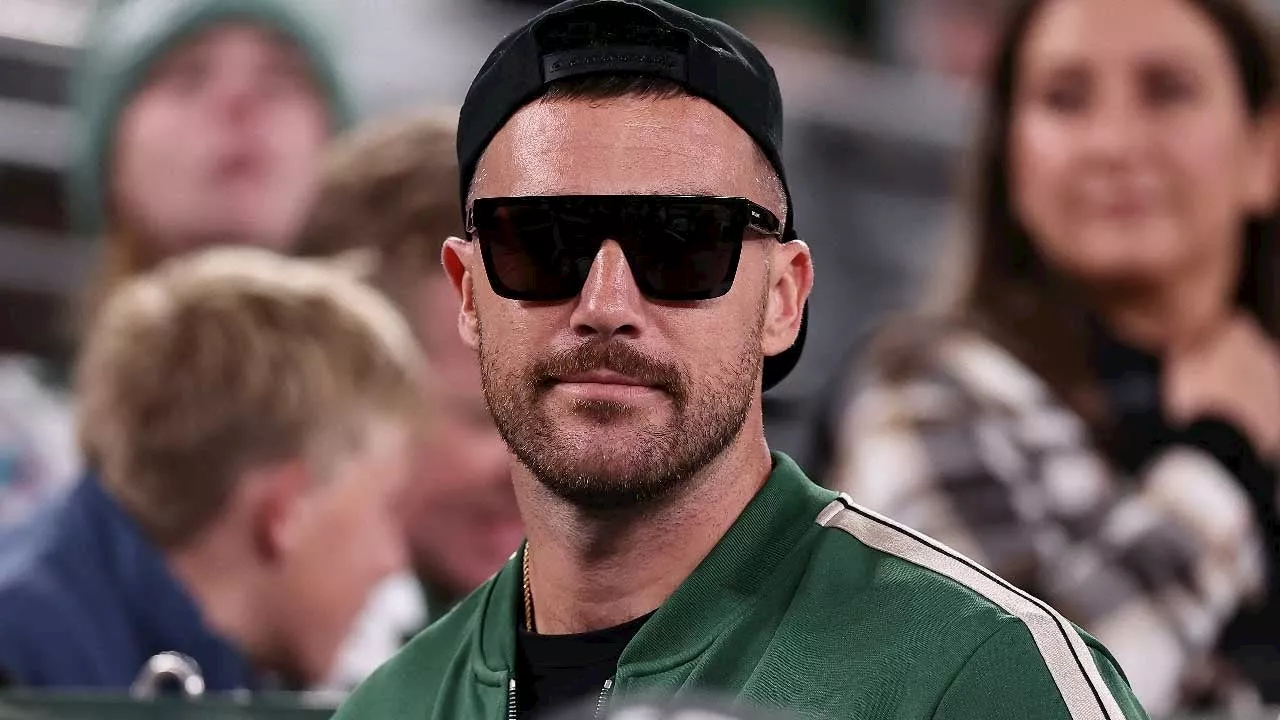 Travis Kelce Attends Eagles vs. Jets Game Without Taylor Swift After NYC Date Night