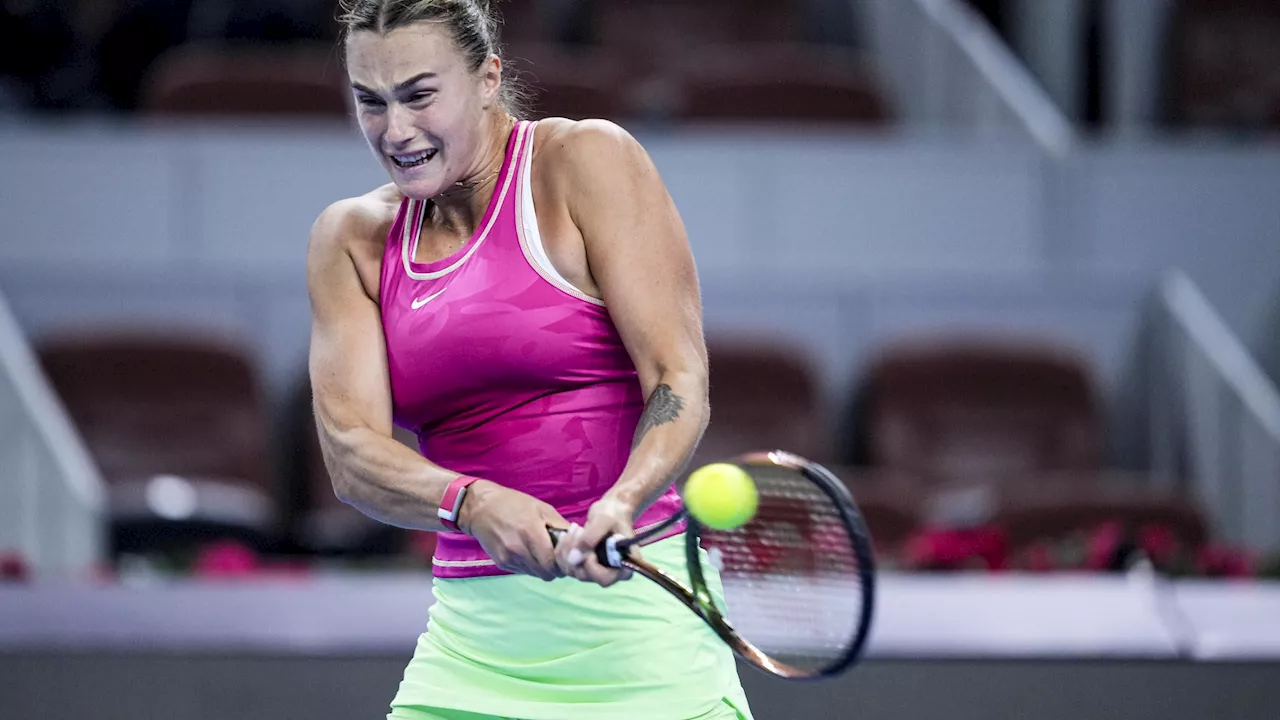 Classement WTA : Sabalenka toujours en tête, le Top 10 inchangé