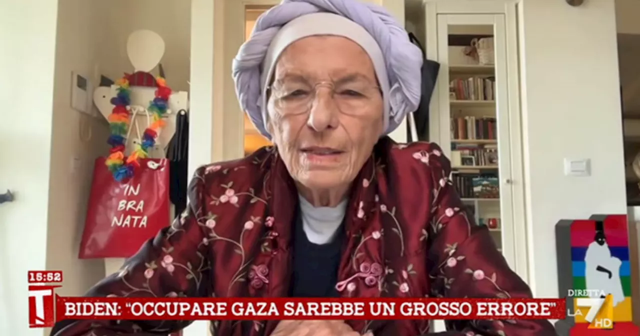 Israele, Emma Bonino a La7: “L’Europa nelle trattative non c’è, come sempre