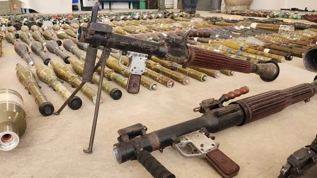 IDF seized weapons cache, supplies from Hamas during terror group’s attack on Israel