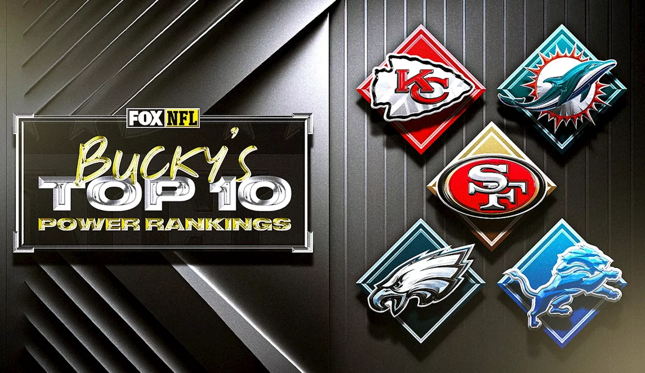 NFL top-10 rankings: Chiefs, Dolphins claim top spots; 49ers, Eagles drop