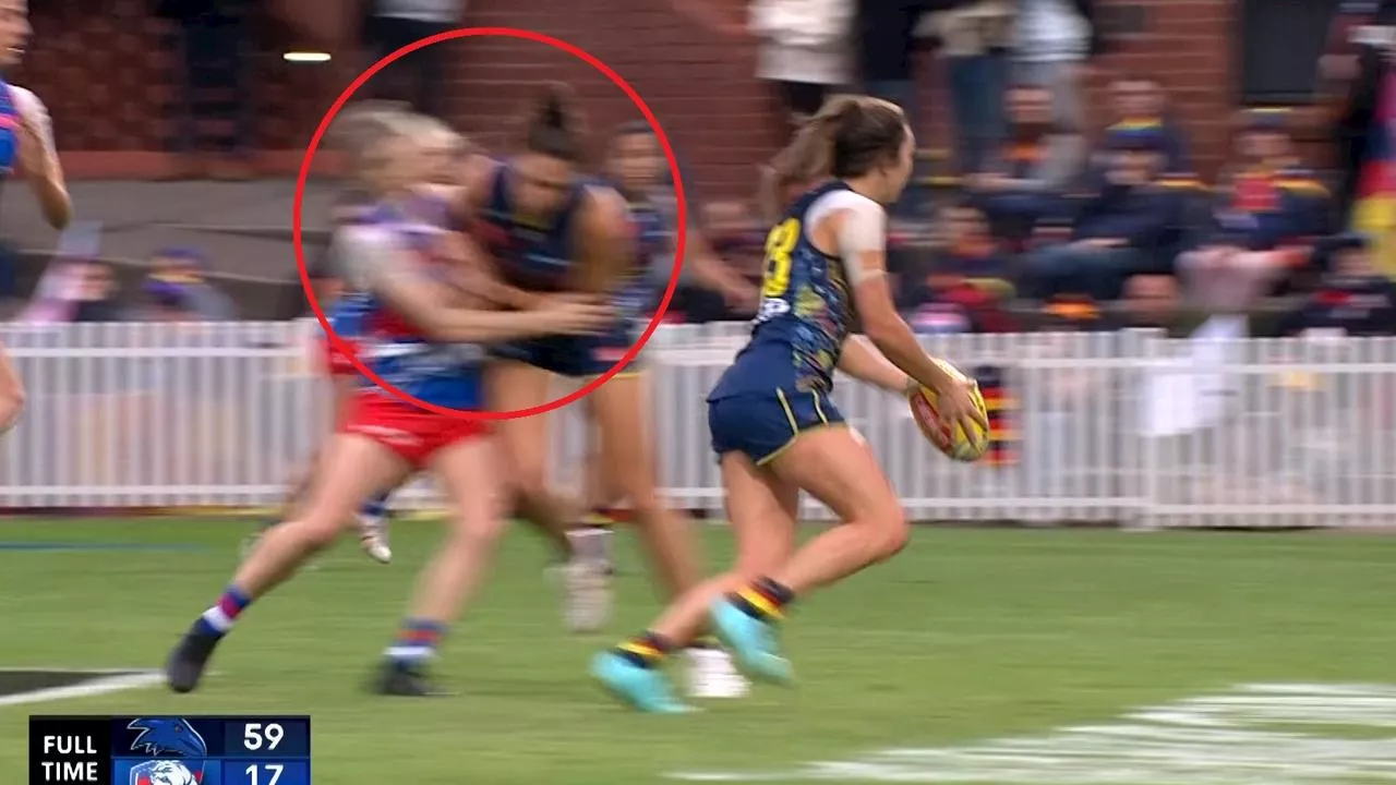 Crow facing biggest AFLW ban ever for bump as star now ineligible for top honour