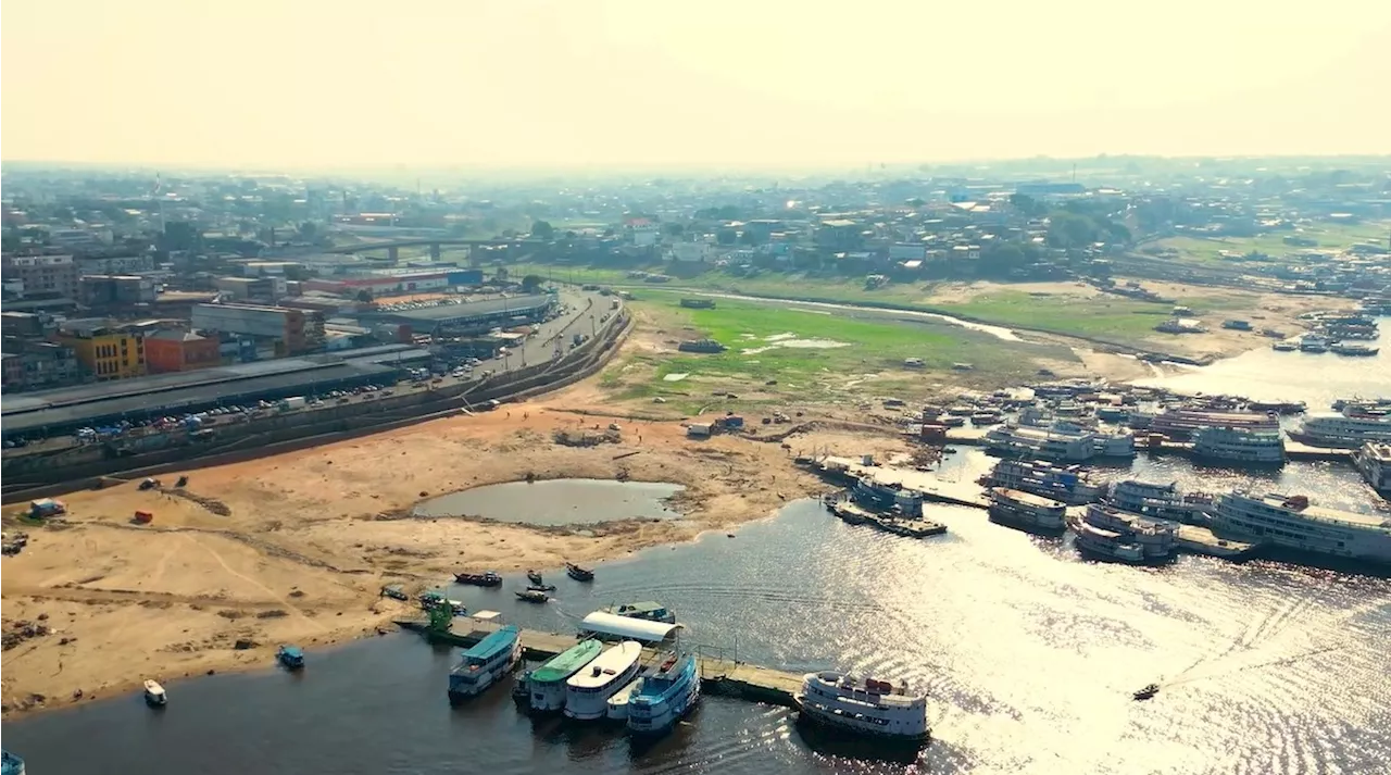 Antes e depois: fotos mostram cenários da maior seca de Manaus em 121 anos