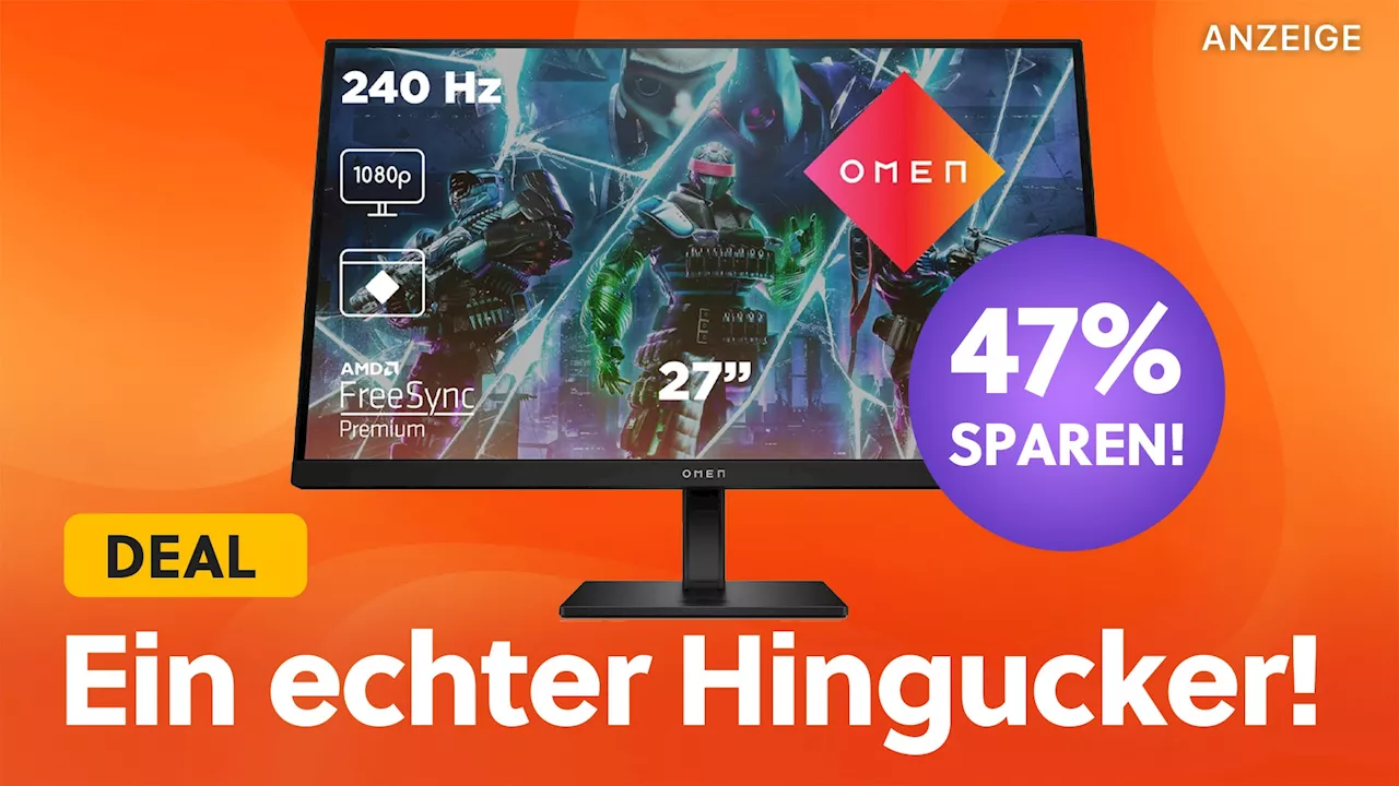 Verfrühtes Black Friday-Angebot? Dieser 240Hz Gaming Monitor ist jetzt mit 47% Rabatt unglaublich reduziert bei Amazon!