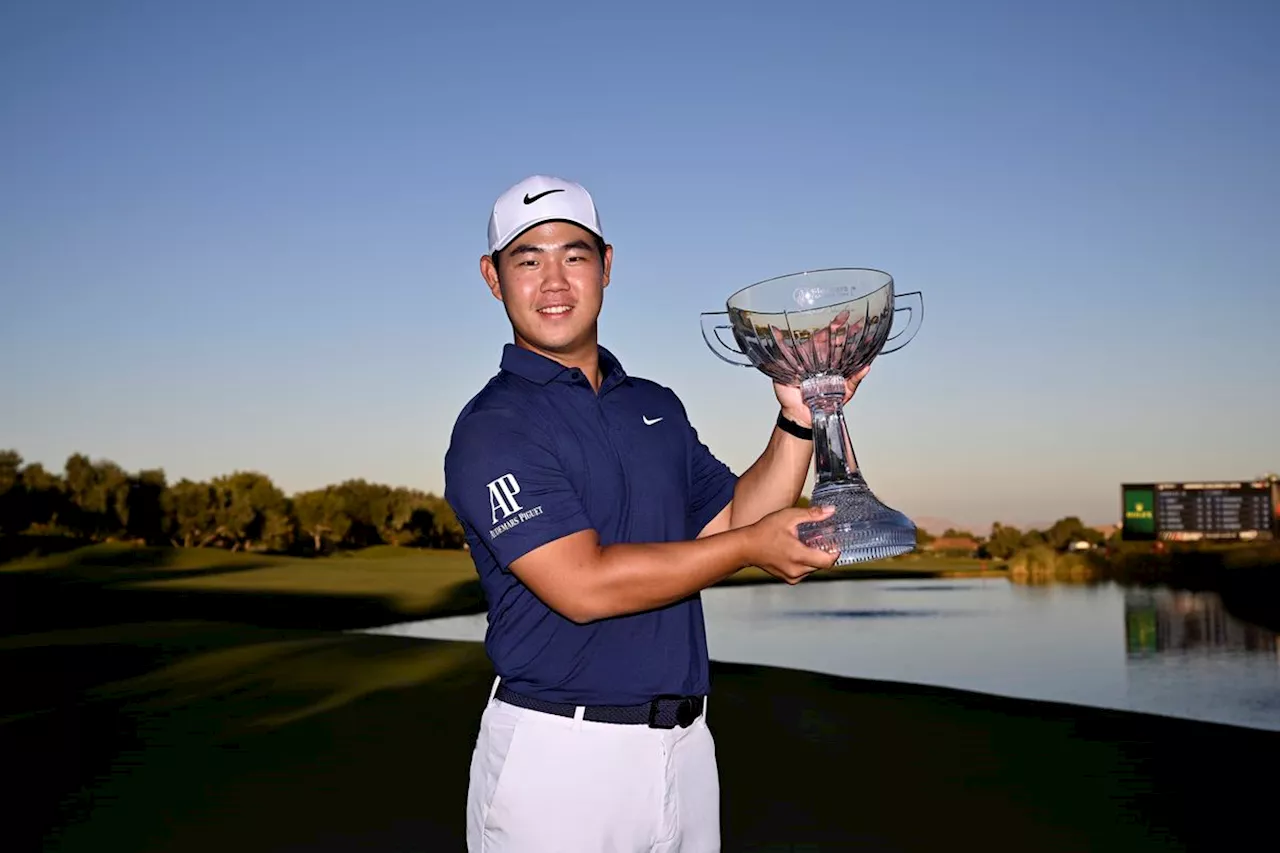 Tom Kim wins in Las Vegas for the second time in the same PGA Tour season