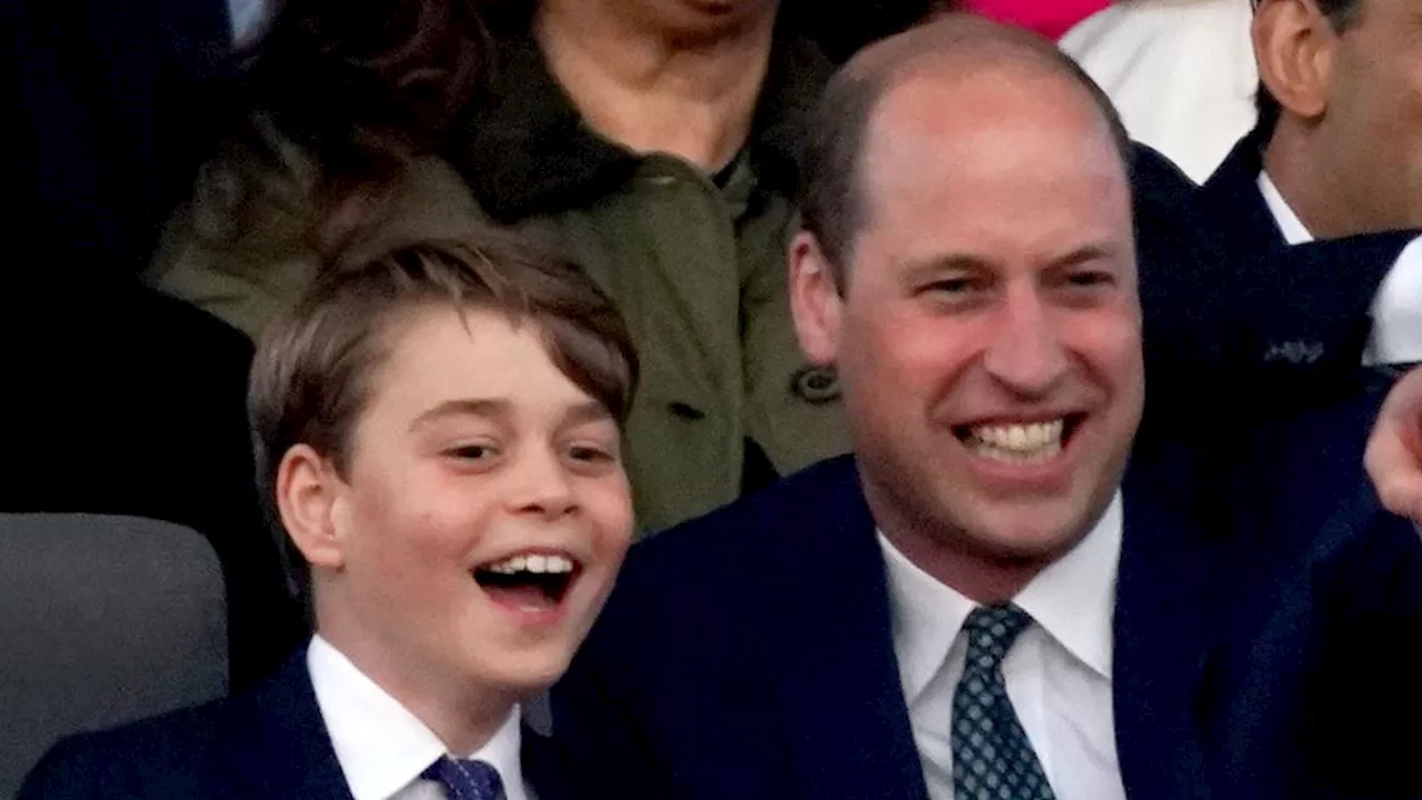 Prince George treated to every kid's favourite meal after the rugby with Prince William