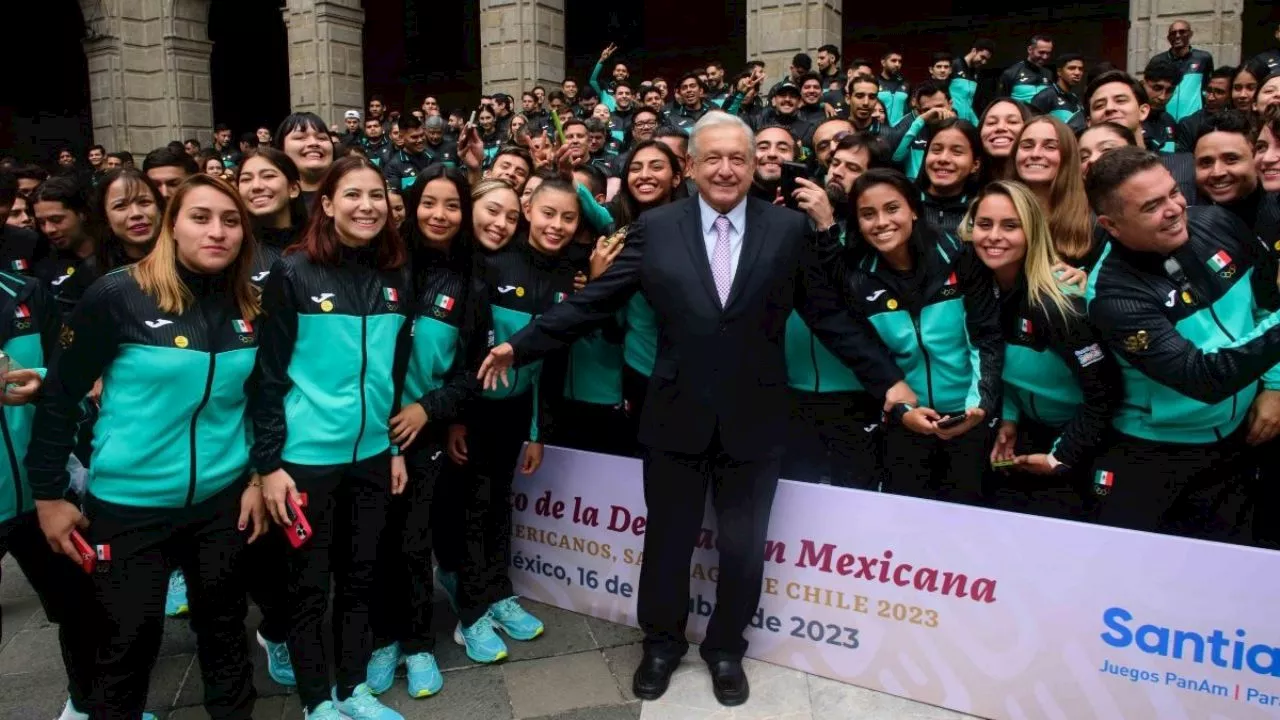 El presidente López Obrador reconocerá a los deportistas tras los juegos Panamericanos Santiago 2023