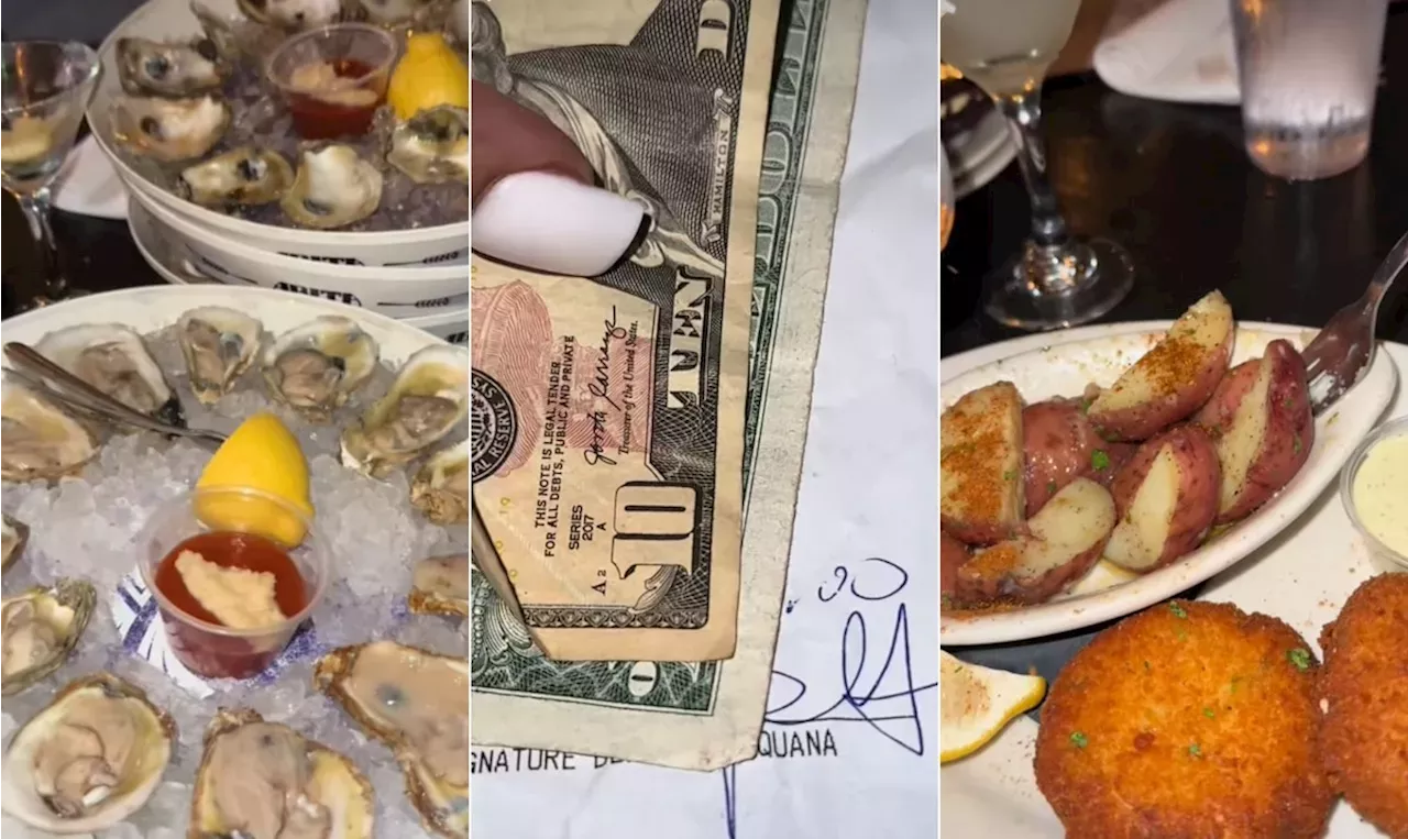 Mulher pede 48 ostras no primeiro encontro com homem, que decide 'sair de fininho' para não dividir a conta de R$ 930