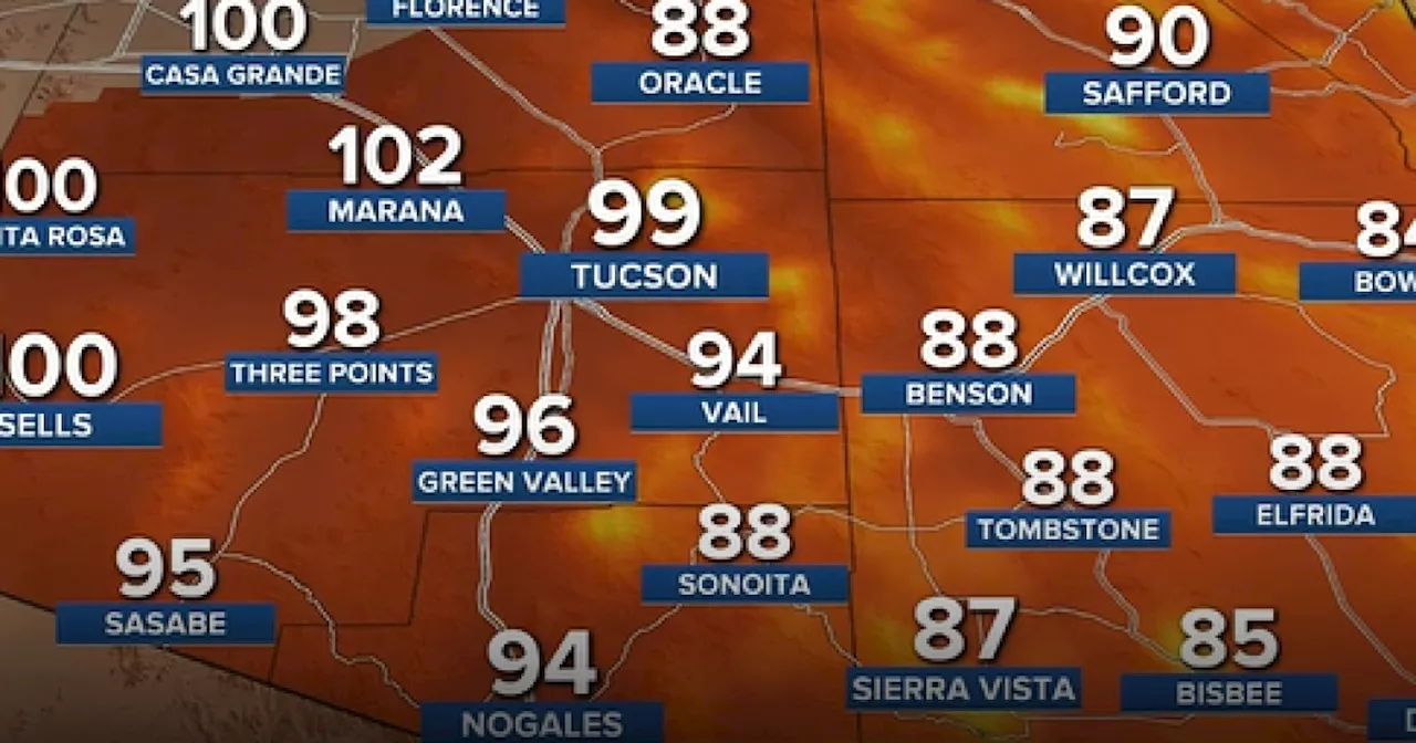 Southern Arizona could hit heat records but some may see rain soon