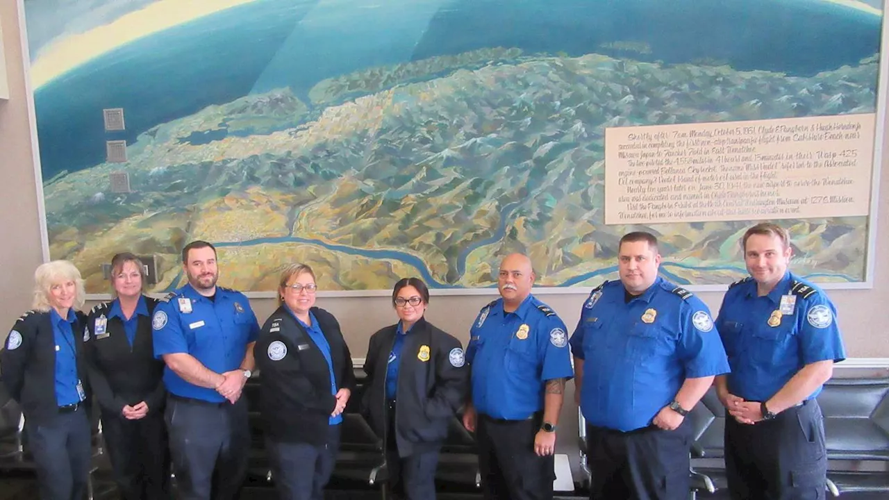 TSA team at Wenatchee airport bands together to help traveler in need