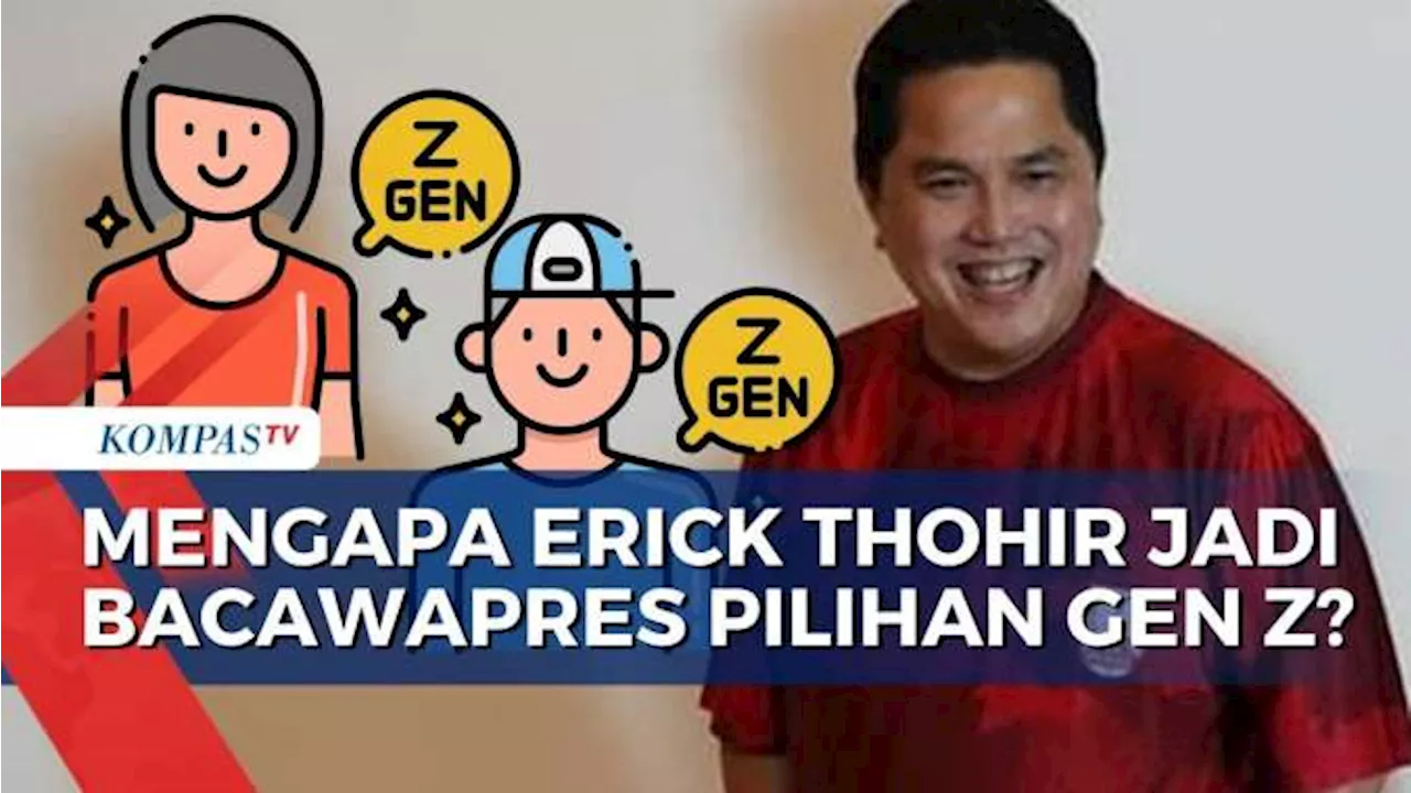 Pendiri Pesta Kita Ungkap Mengapa Erick Thohir Dilirik 'Gen Z' Jadi Bakal Cawapres!