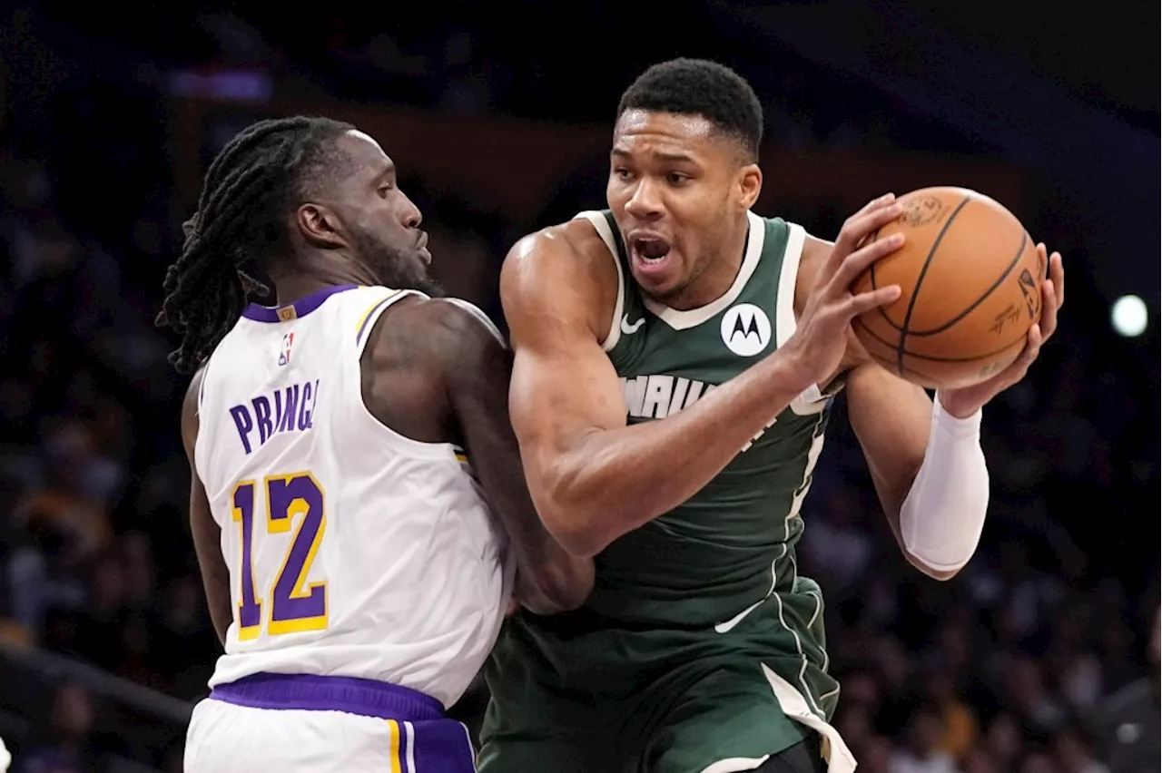 Lakers, without LeBron James and Austin Reaves, fall to Bucks