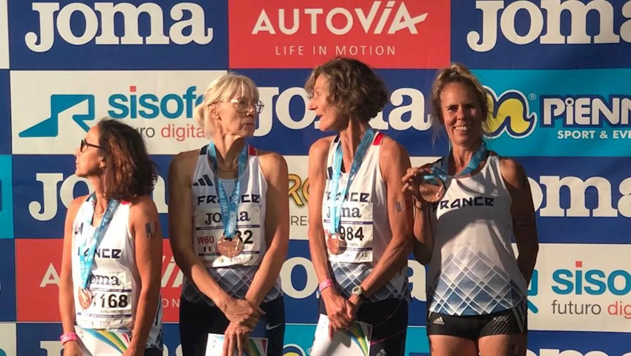 Athlétisme : l'Auscitaine Pascale Mellado sur le podium des championnats d’Europe masters