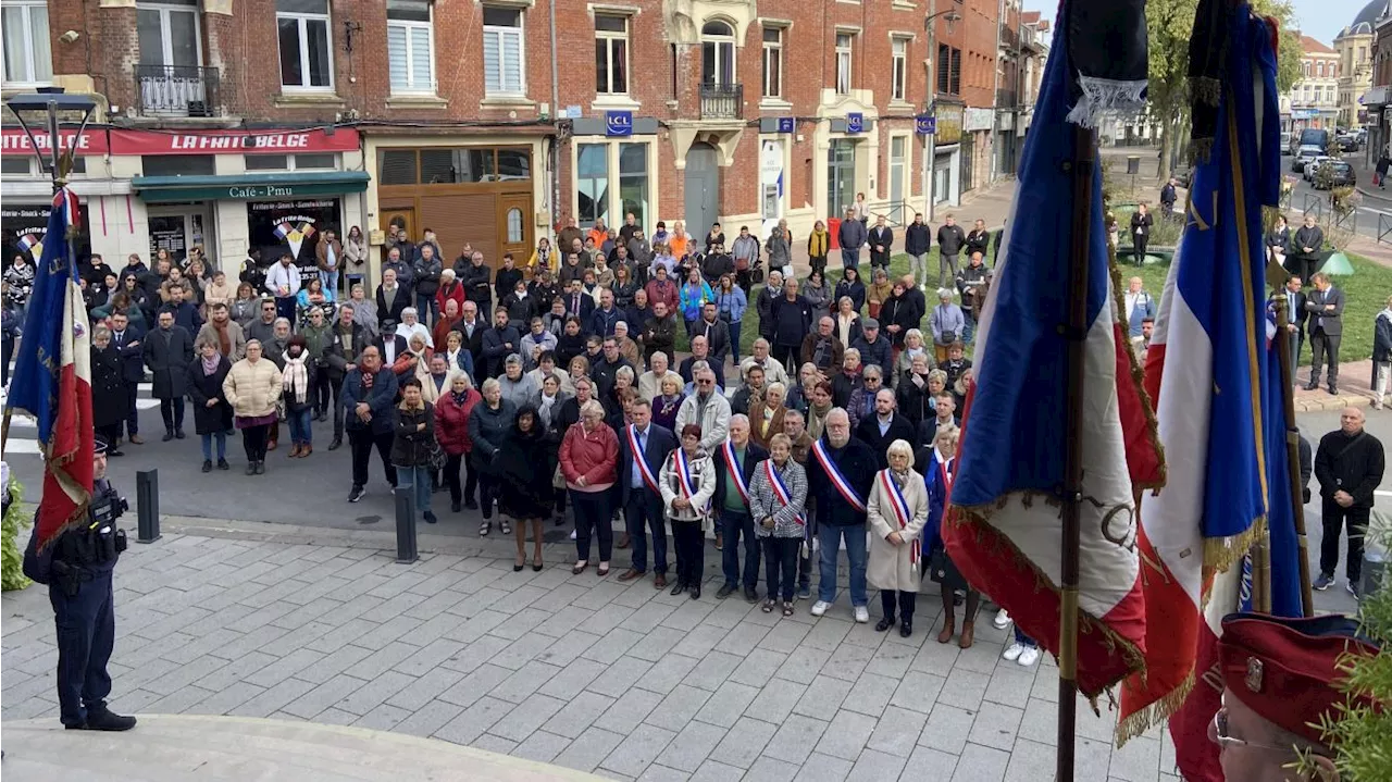 Hénin-Beaumont : 150 personnes rendent hommage à Dominique Bernard